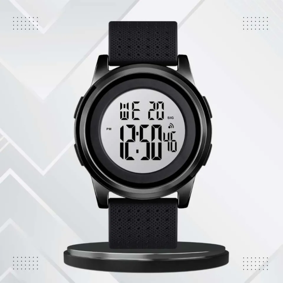 Skmei 1502 Digital Movement Junior Kids Watch - Black
